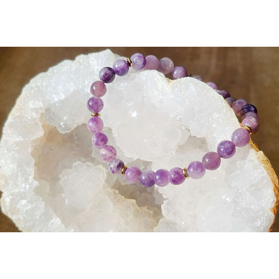 Bracelet  Lépidolite