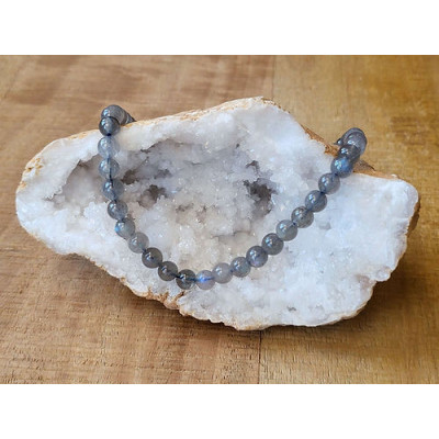 Bracelet Labradorite 6 mm