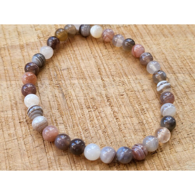 Bracelet Agate du Botswana