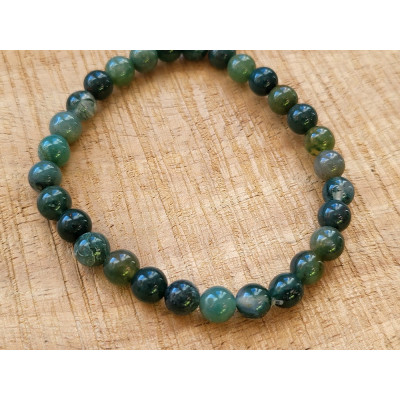 Bracelet Agate mousse