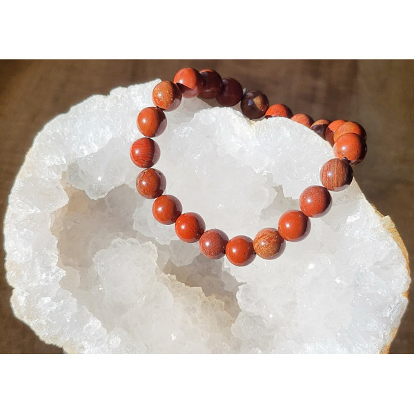 Bracelet Jaspe Rouge