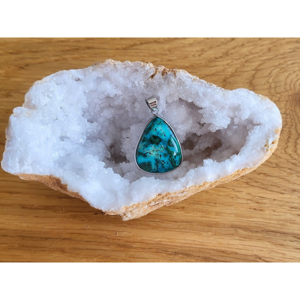 Pendentif Malachite - Chrysocolle