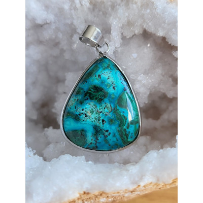 Pendentif Malachite - Chrysocolle
