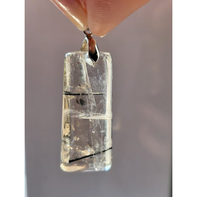 Pendentif Quartz Tourmaline