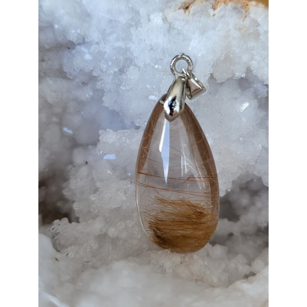 Pendentif Quartz Rutile