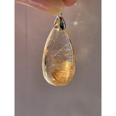 Pendentif Quartz Rutile