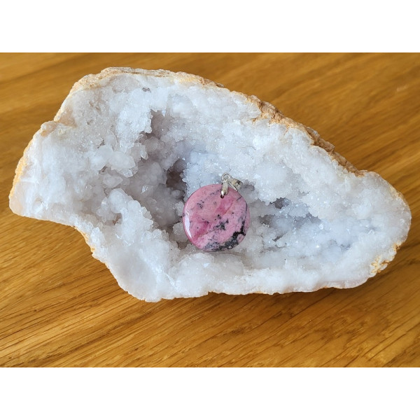 Pendentif Rhodonite