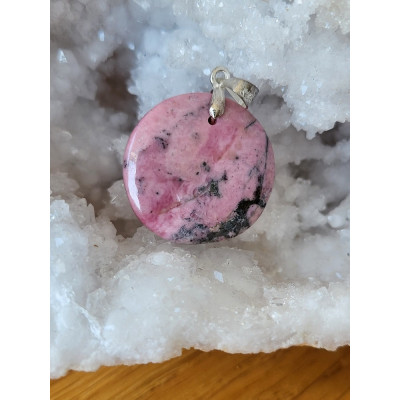 Pendentif Rhodonite