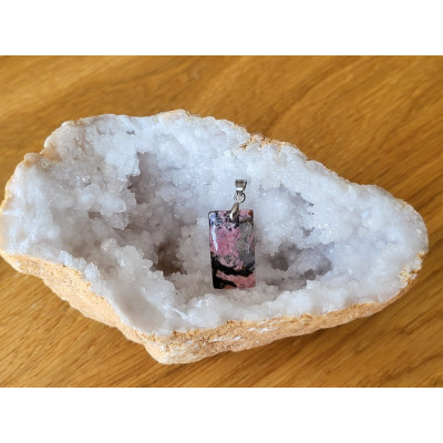 Pendentif Rhodonite