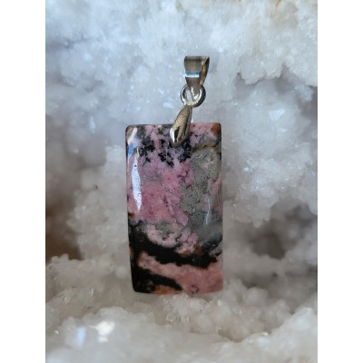 Pendentif Rhodonite