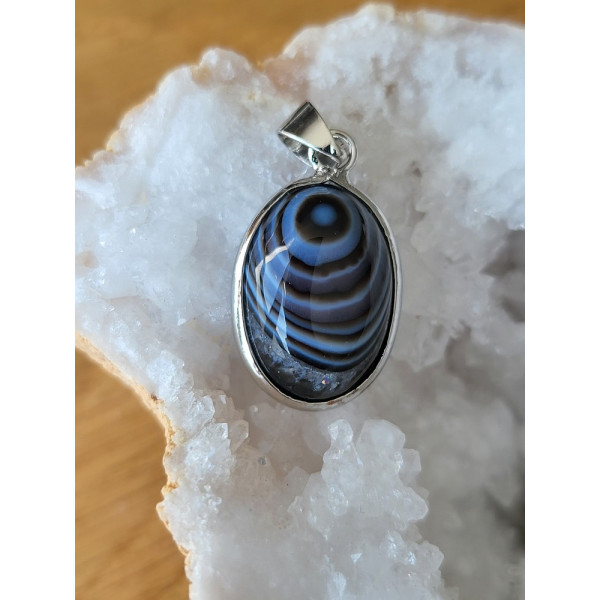 Pendentif Agate noire
