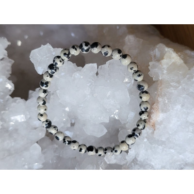 Bracelet enfant Jaspe Dalmatien