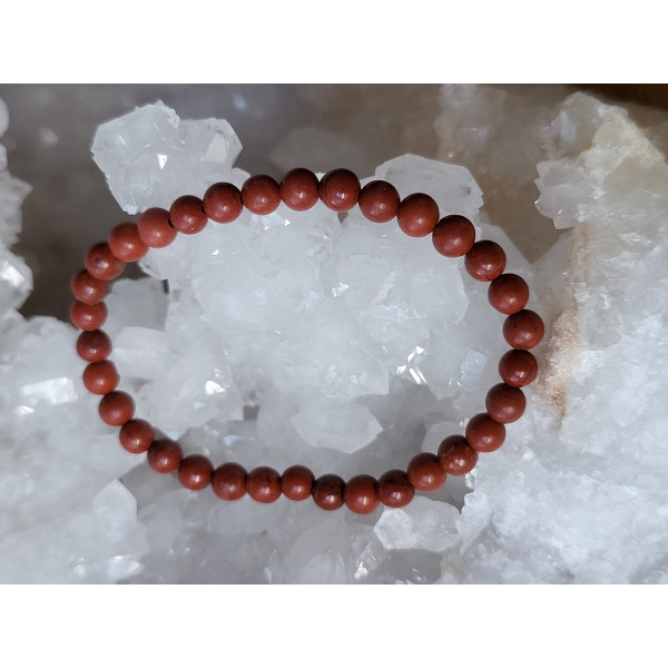 Bracelet enfant Jaspe rouge