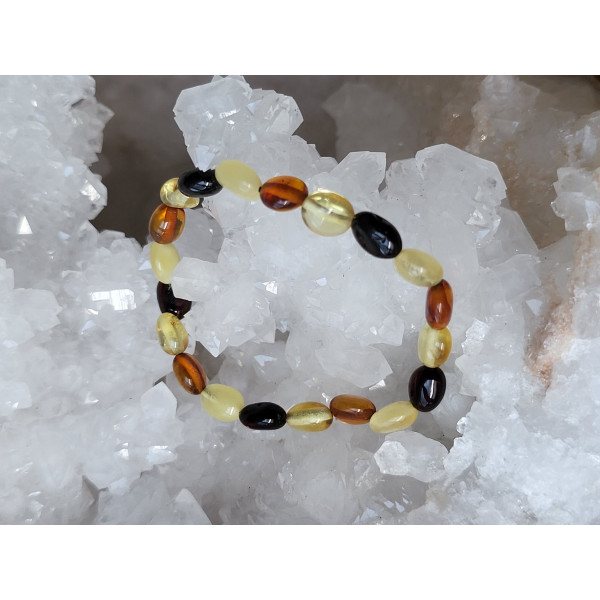 Bracelet d'ambre bébé baroque