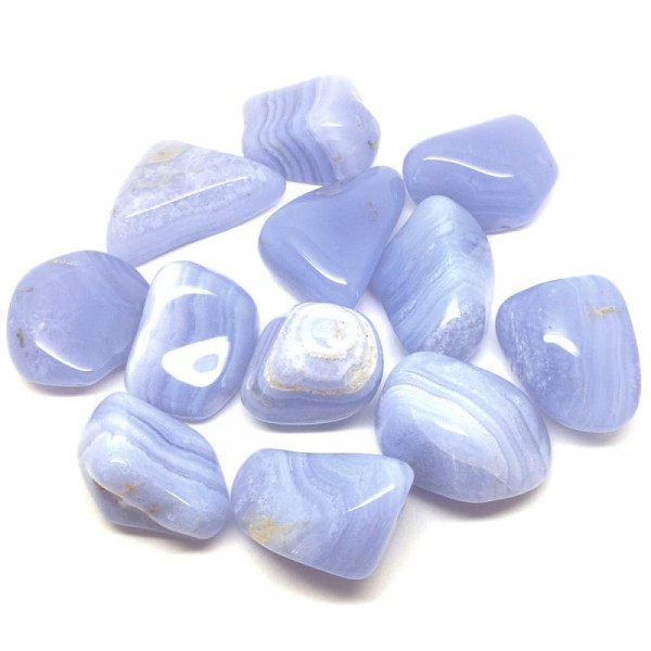 Pierre roulée Calcédoine