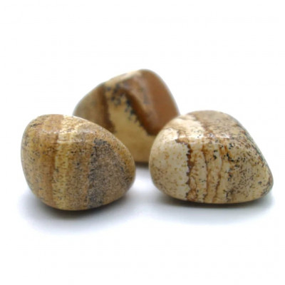 Pierre roulée Jaspe paysage