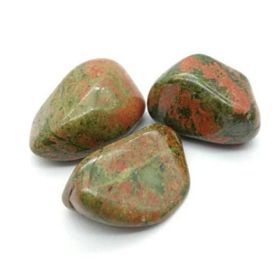 Pierre roulée Unakite
