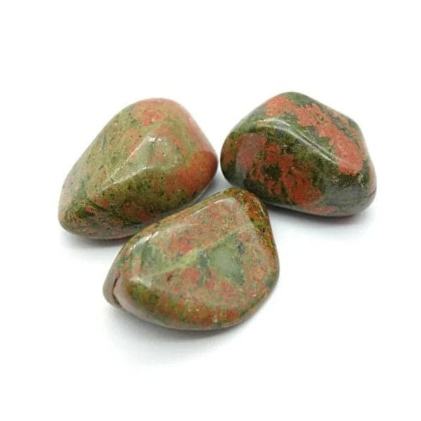 Pierre roulée Unakite