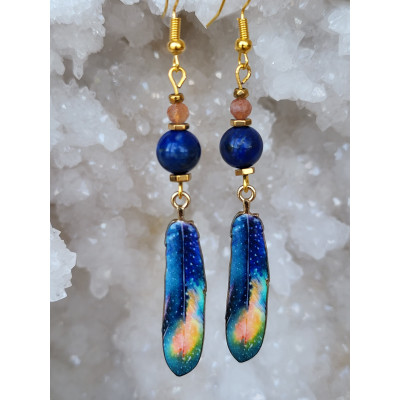 Boucles d'oreilles Plumes