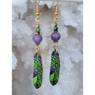Boucles d'oreilles Plumes