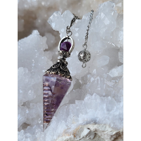 Pendule type Orgonite