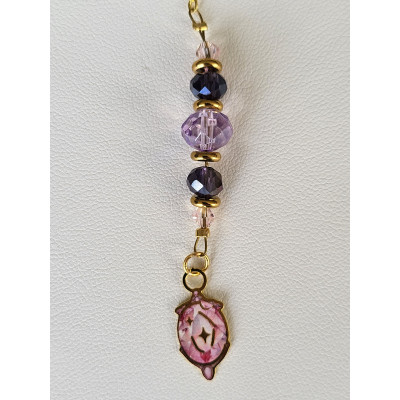 Marque page Papillon Rose