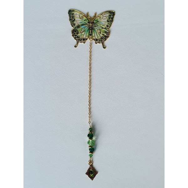 Marque page Papillon Vert