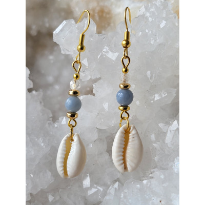 Boucles d'oreilles coquillages