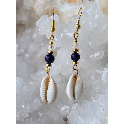 Boucles d'oreilles coquillages