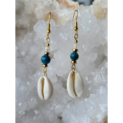 Boucles d'oreilles coquillages