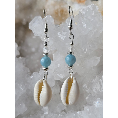 Boucles d'oreilles coquillages