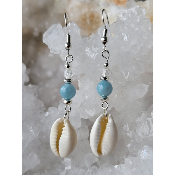 Boucles d'oreilles coquillages