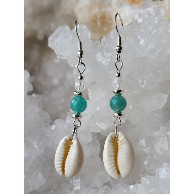 Boucles d'oreilles coquillages