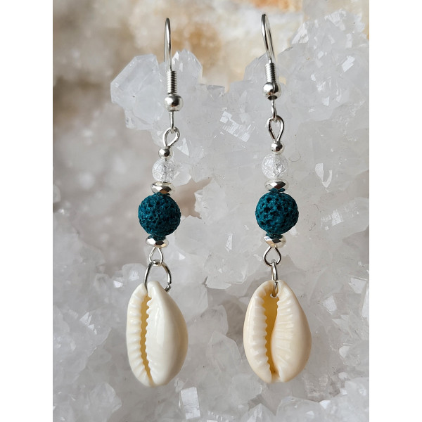 Boucles d'oreilles coquillages