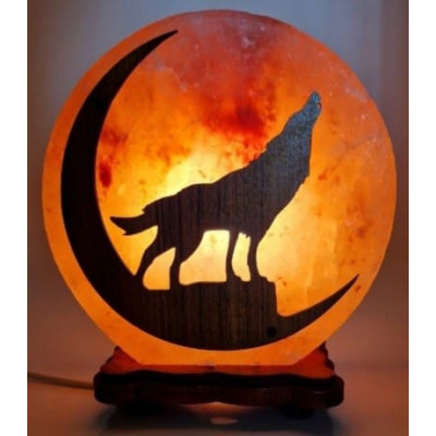Lampe de sel Loup