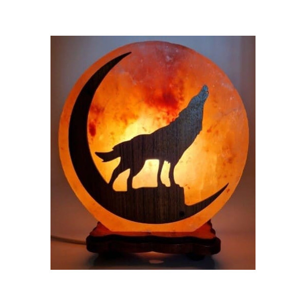 Lampe de sel Loup