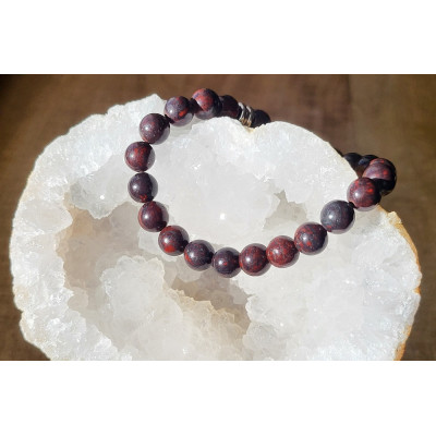 Bracelet Jaspe Rouge Bréchique