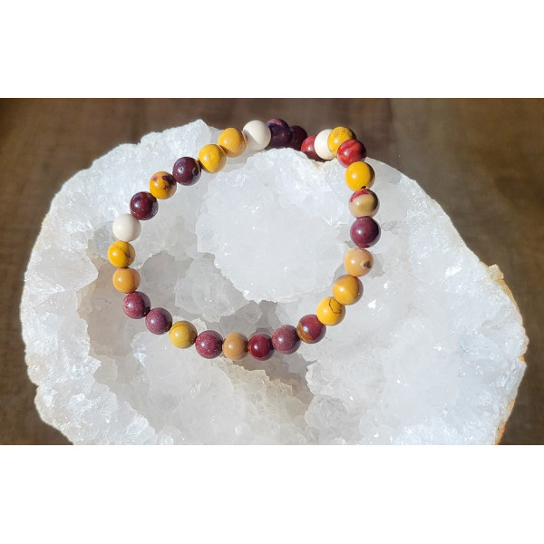 Bracelet Jaspe Mokaïte