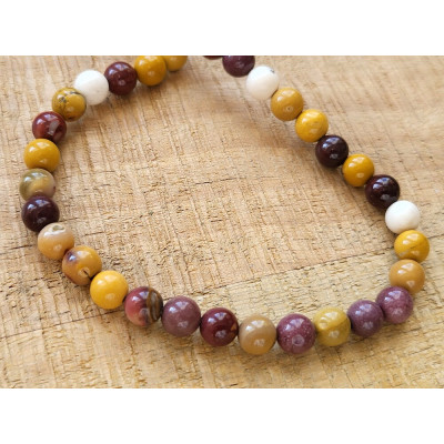 Bracelet Jaspe Mokaïte