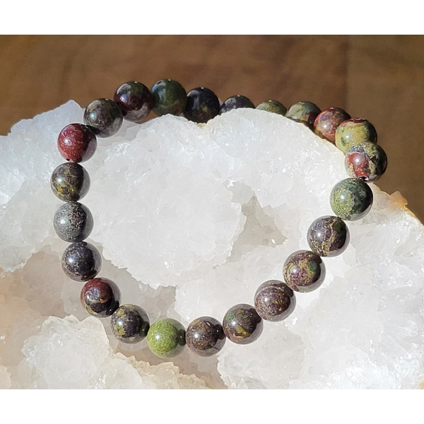 Bracelet Jaspe sang de dragon