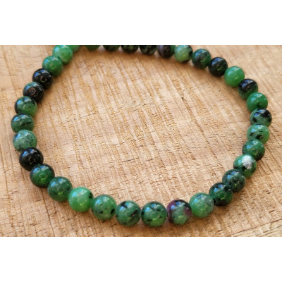 Bracelet Rubis-Zoïsite
