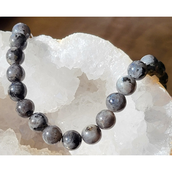 Bracelet Larvikite 8 mm