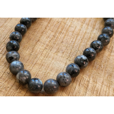 Bracelet Larvikite 8 mm