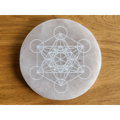 Plaque sélénite Métatron