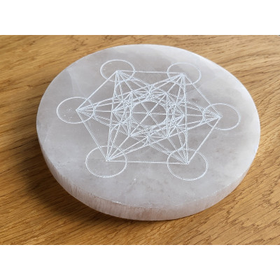 Plaque sélénite Métatron