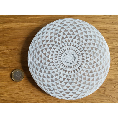 Plaque sélénite Rosace