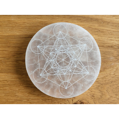 Plaque sélénite Métatron