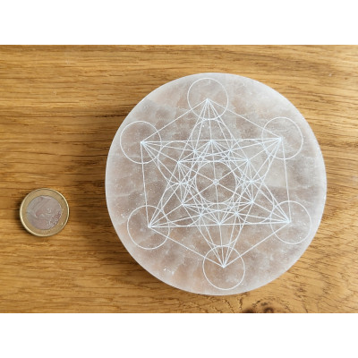 Plaque sélénite Métatron
