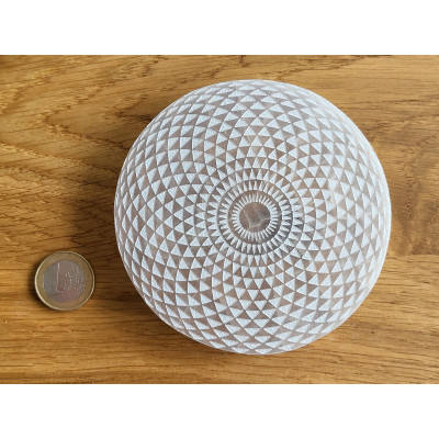 Plaque sélénite Rosace