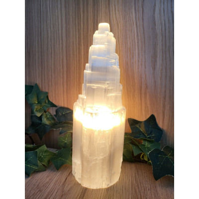 Lampe de sélénite 25 cm